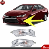 Front Fog Lights Lamps w/ Bulbs Right&Left Side For 2015-2017 Toyota Camry LE SE